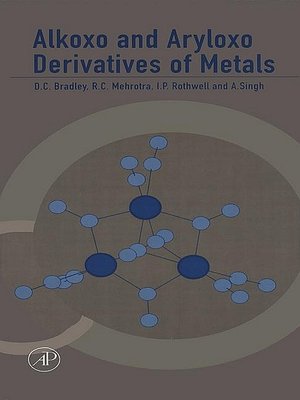 cover image of Alkoxo and Aryloxo Derivatives of Metals
